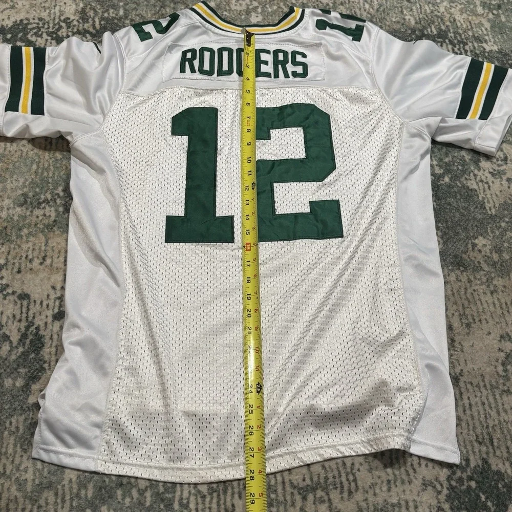 Nike Elite Authentic Aaron Rodgers Green Bay Packers Jersey 44 Stitched